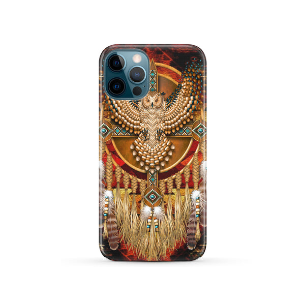 Owl Dreamcatcher Native American Phone Case - Image 3