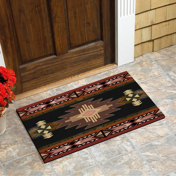 Brown Geometric Native Doormat - Image 4