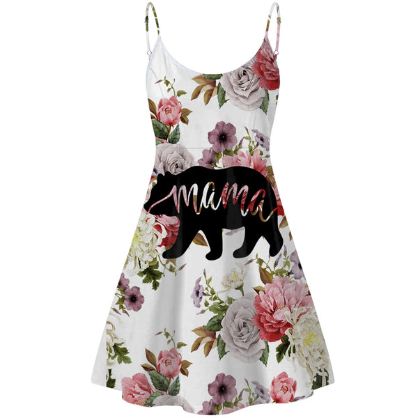 Mama Bear Flower Rose Strings Dress - Image 2