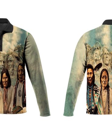 Founding Fathers Native American Polo Long Sleeve