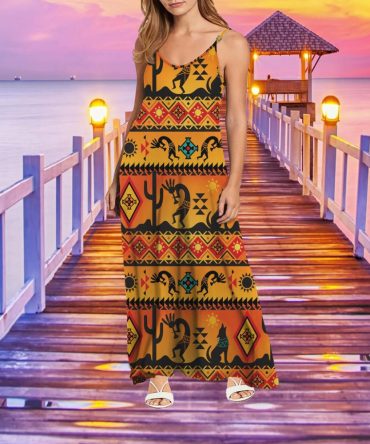 Mama Bear Flower Rose Maxi Dress