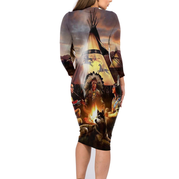 Campfire Native American Body Dress - Image 3