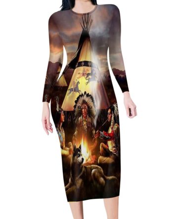 Campfire Native American Body Dress