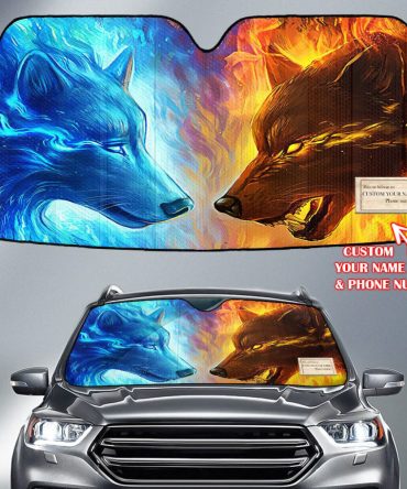 Pattern Native American Custom Name Auto Sun Shades