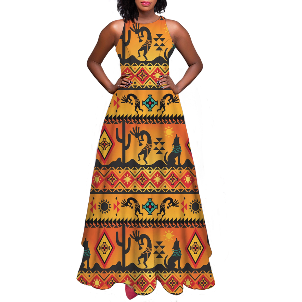 Pattern Native Sleeveless A-line skirt