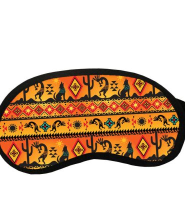Kokopelli Myth Yellow Native American Sleep Mask