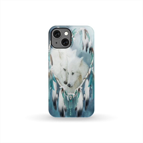 Wolves Heart Dreamcatcher Native American Pride Phone Case - Image 3