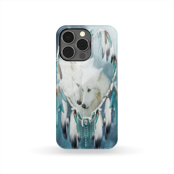 Wolves Heart Dreamcatcher Native American Pride Phone Case - Image 4