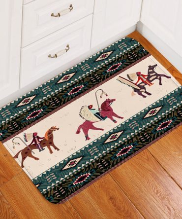 Native American Chief Horse Doormat