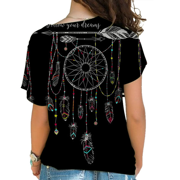 Native American Cross Shoulder Shirt - Image 3