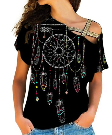 Native American Cross Shoulder Shirt
