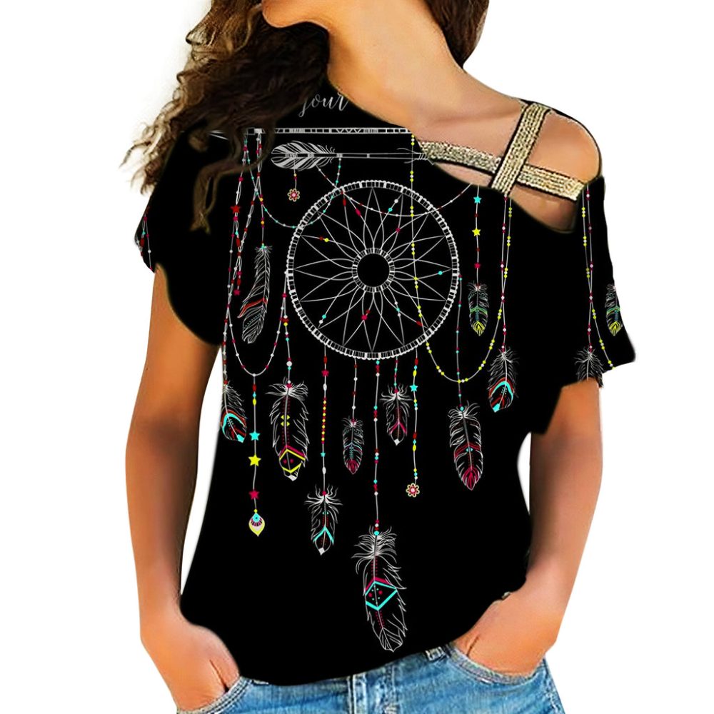 Native American Cross Shoulder Shirt