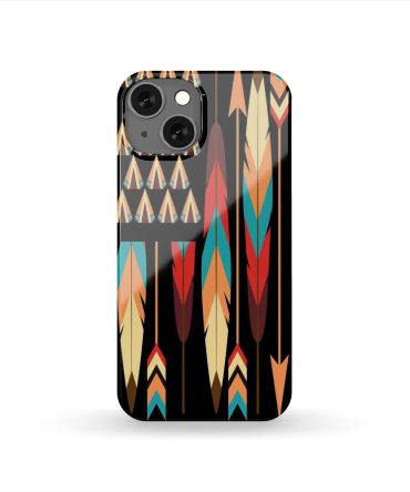 Color Feather Arrows Native American Phone Case