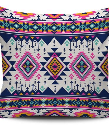 Pink Pattern Native American Pillow Covers