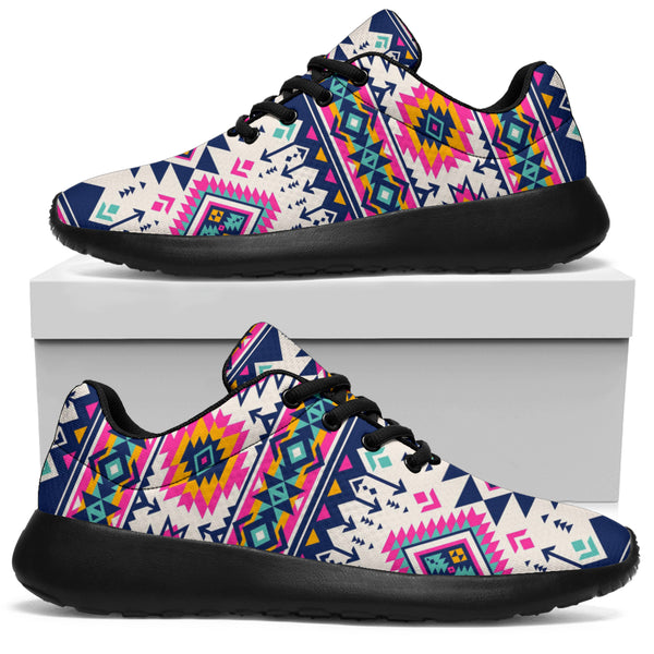 Pink Pattern Native Sport Sneakers - Image 3
