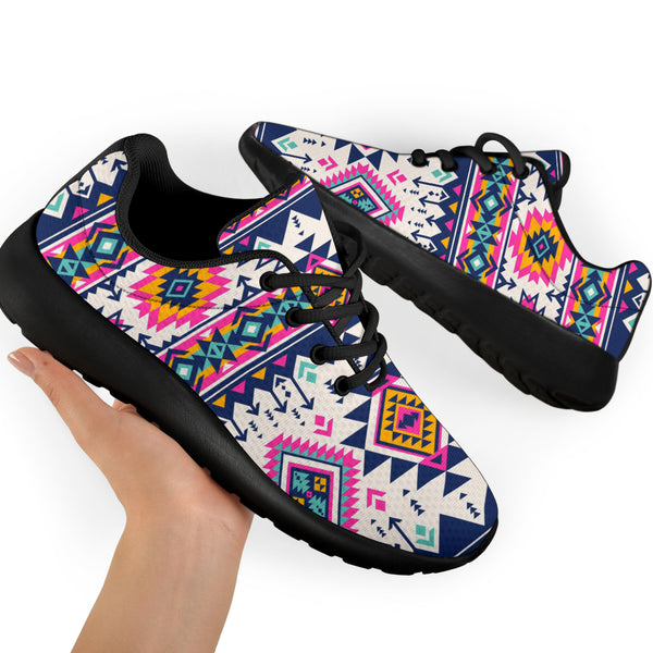 Pink Pattern Native Sport Sneakers - Image 4