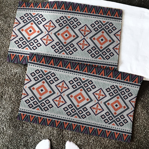 Purple Tribals Design Doormat - Image 4
