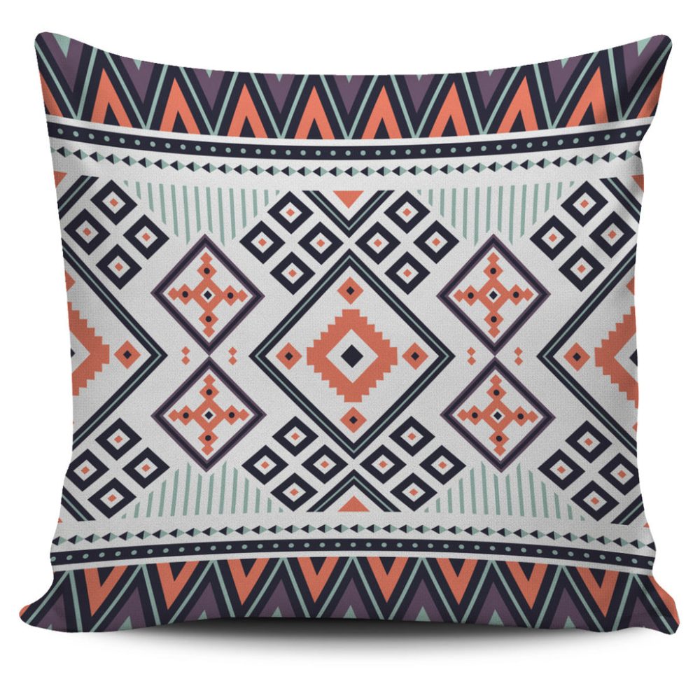 Purple Tribals Design Pillow Covers