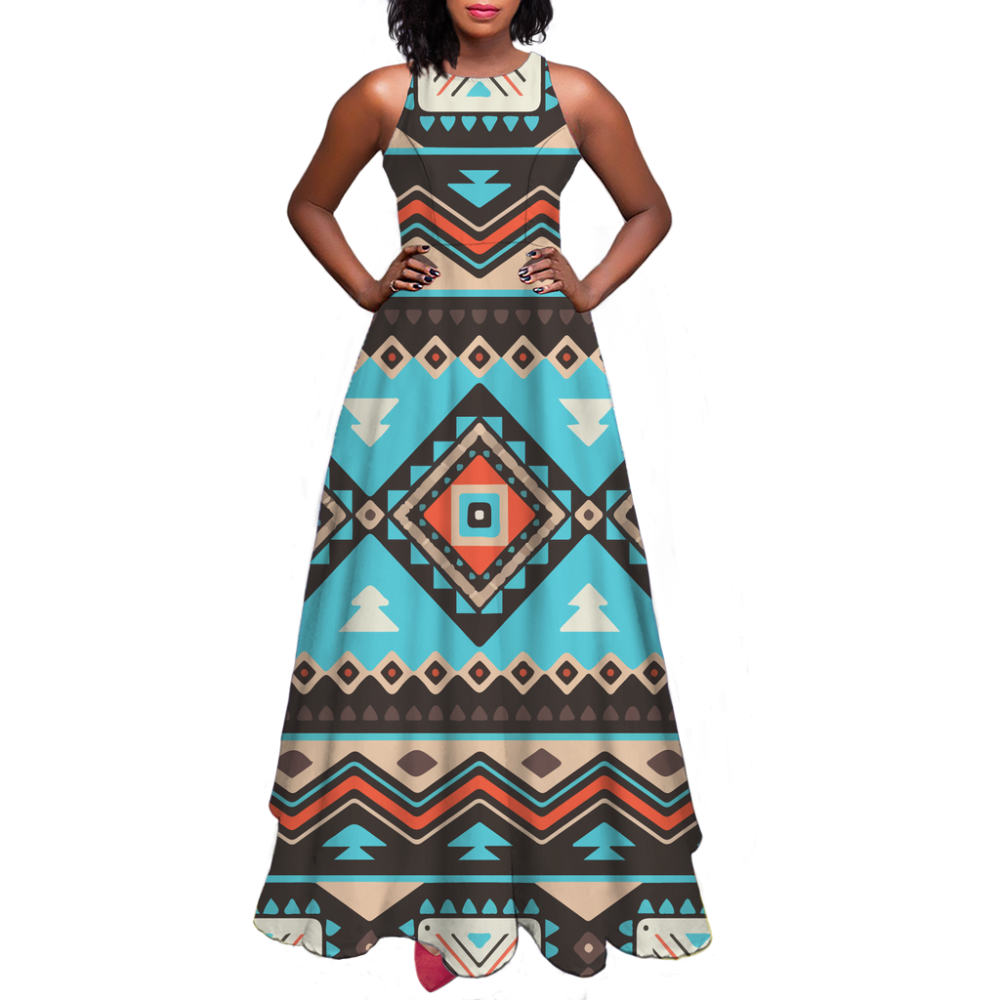 Pattern Native Sleeveless A-line skirt