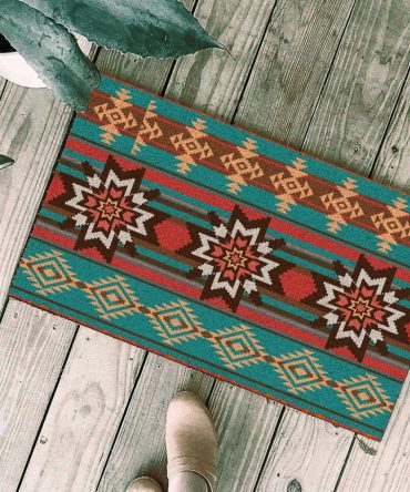Ethnic Ornament Seamless Pattern Doormat