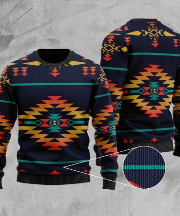 Southwest Navajo Vector Native American Sweater Men