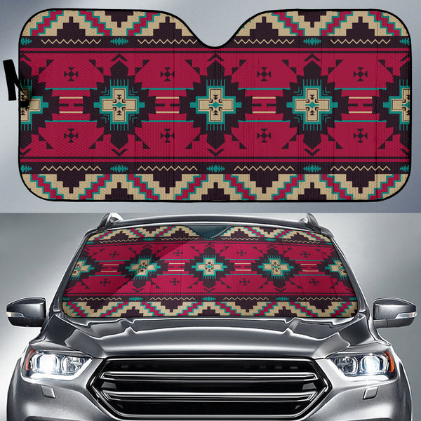 Ethnic Pattern Auto Sun Shades - Image 2