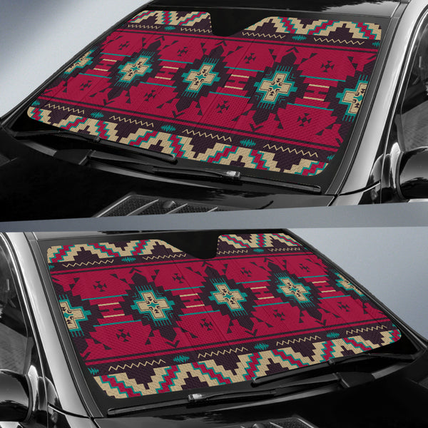 Ethnic Pattern Auto Sun Shades - Image 3
