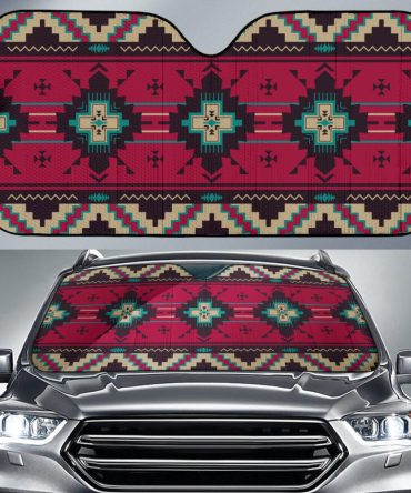Ethnic Pattern Auto Sun Shades