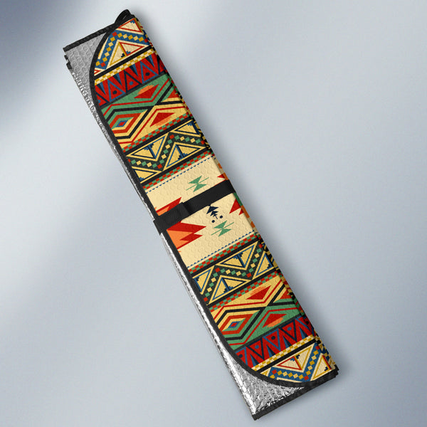 Geometric Pattern Design Native Auto Sun Shades - Image 4