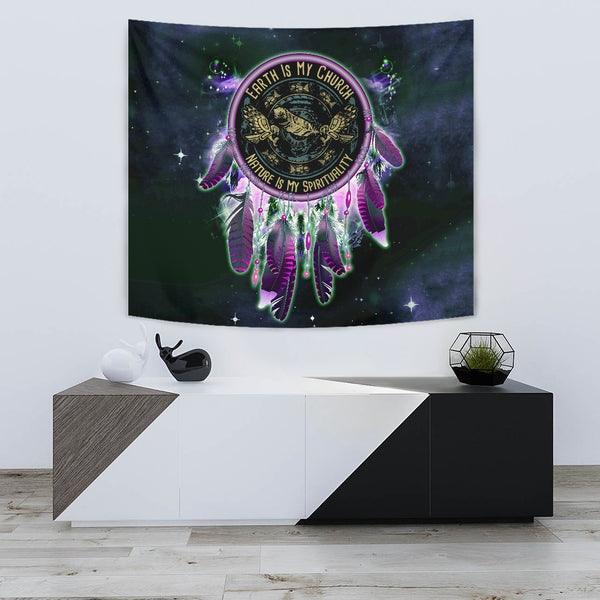 Native Eagle Dream Catcher Tapestry - Image 3