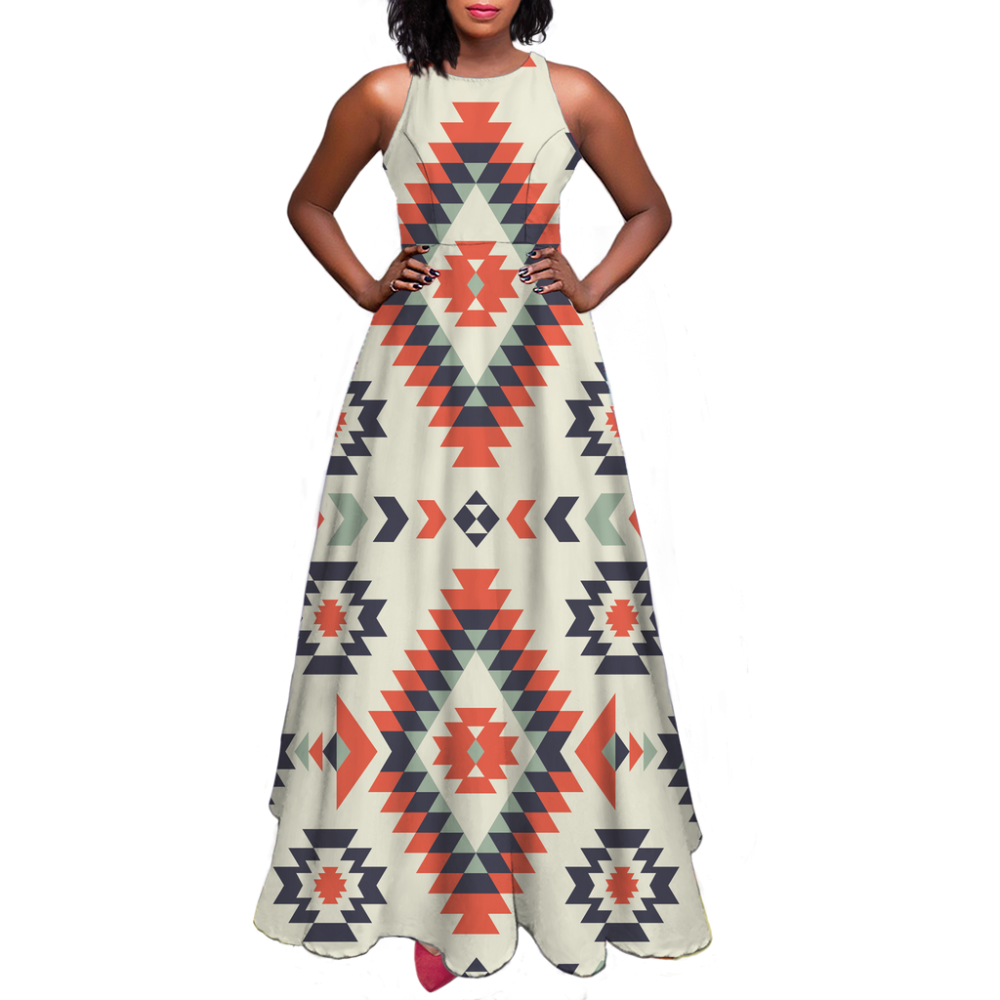 Pattern Native Sleeveless A-line skirt