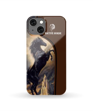 Black Horse Native Phone Case