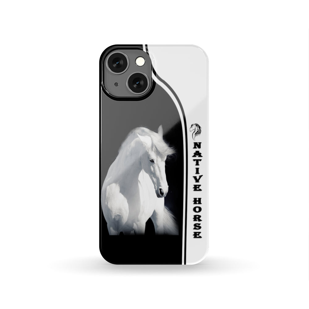 White Horse Native Phone Case