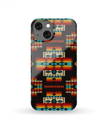 Black Pattern Native Phone Case