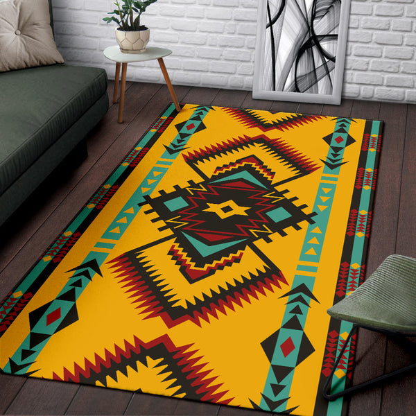 Abstract Geometric Ornament Area Rug - Image 4