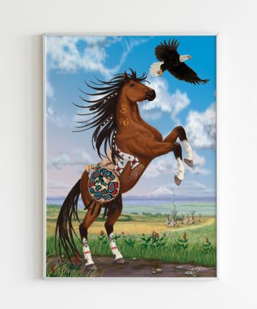 Horse & Eagle Canvas