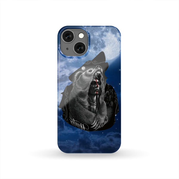 Bear Head Chief Native Phone Case - Image 2