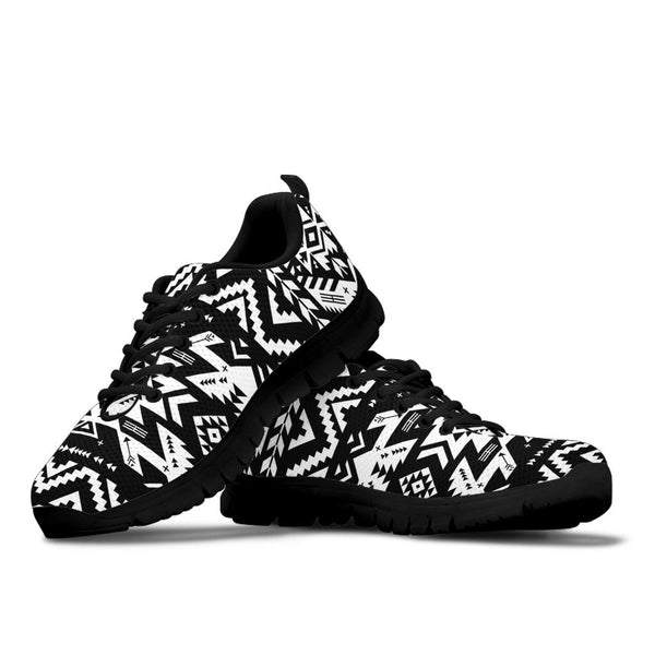 Black Pattern Native Sneaker - Image 3