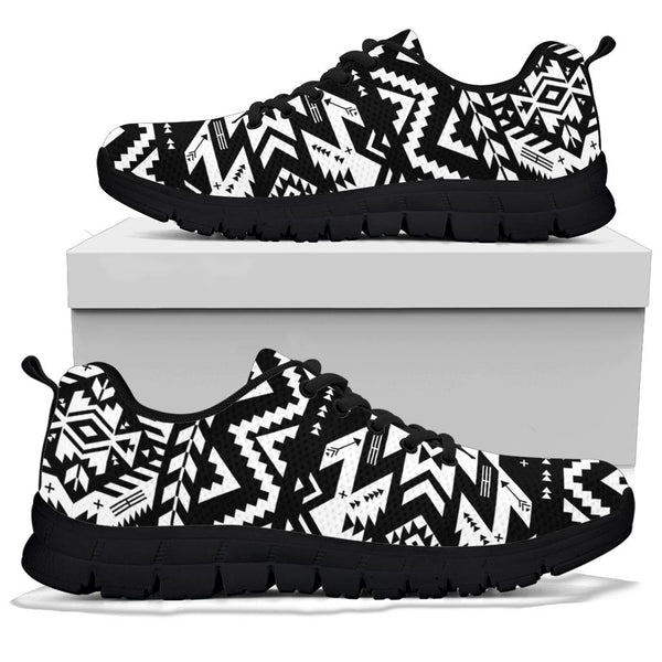 Black Pattern Native Sneaker - Image 4