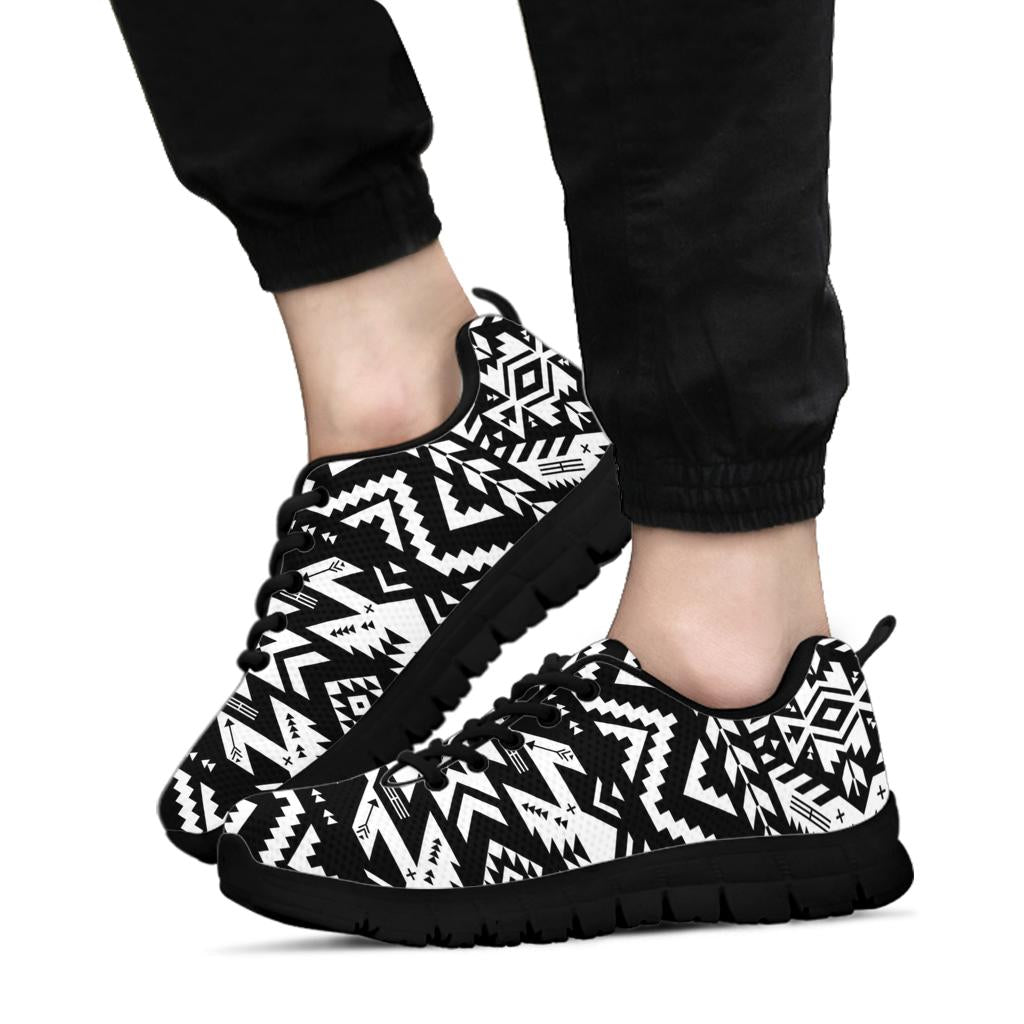 Black Pattern Native Sneaker