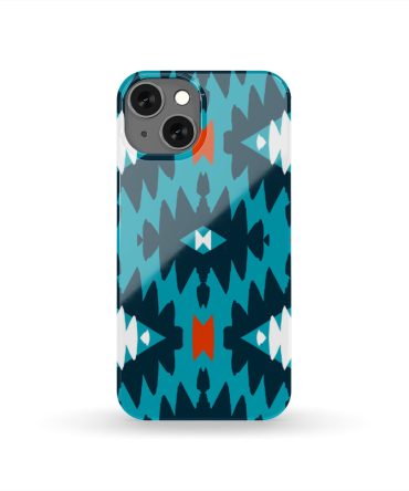 Blue Seamless Ethnic Pattern Phone Case