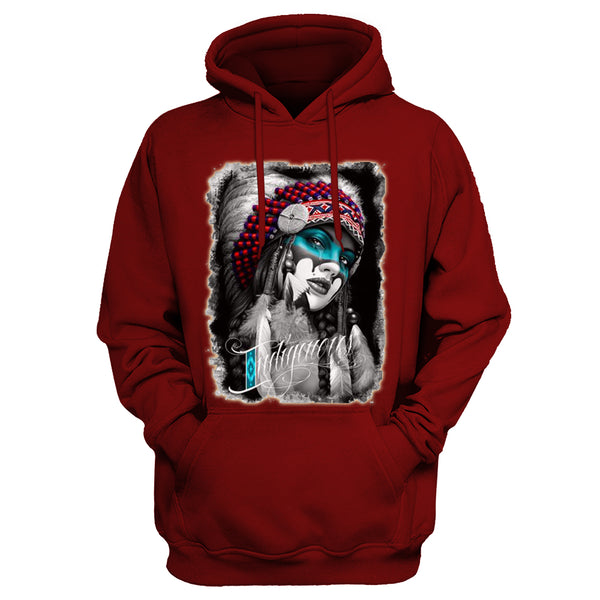 Girl Native American 2D Hoodie - Image 3