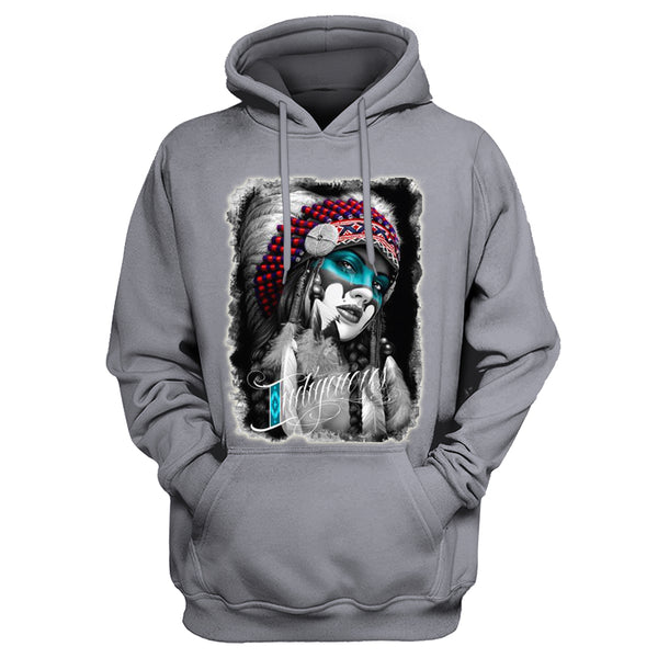 Girl Native American 2D Hoodie - Image 4