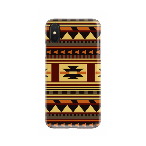 Brown Ethnic Pattern Native Phone Case - Image 2