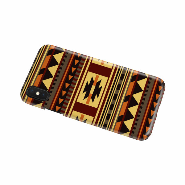 Brown Ethnic Pattern Native Phone Case - Image 3