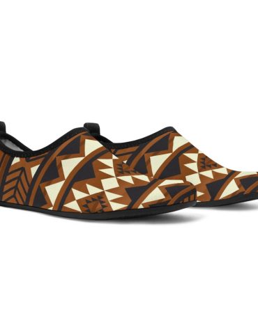 Brown Pattern Native Aqua Shoes