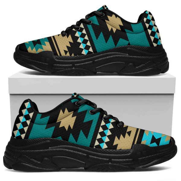 Green Ethnic Aztec Pattern Chunky - Image 3