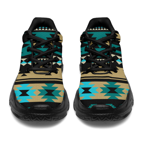 Green Ethnic Aztec Pattern Chunky - Image 4