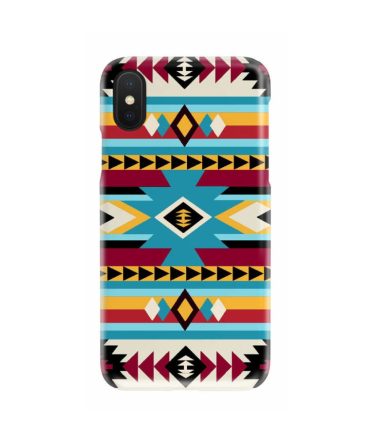 Blue & Red Pattern Native Phone Case