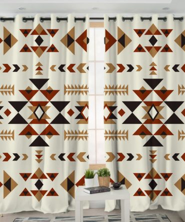 Ethnic Pattern Design Living Room Curtain